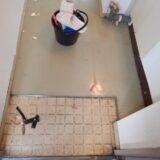 キッチン床・玄関土間 張替え工事