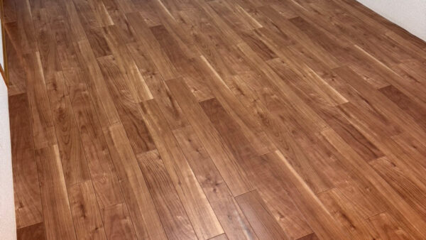 畳の上にクッションフロア