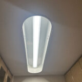 旧型蛍光灯照明器具　内部加工LED化工事